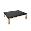 AdirMed Black Upholstered Therapy Table – Massage Bed Exercise Platform – Physical Therapy Table – Heavy Duty Physical…