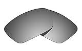 Littlebird4 Replacement Sunglasses Lenses Compatible with Oakley Fuel Cell, Polarized with UV Protection(Titanium)