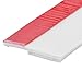 Strongman Tools | Door Draft Stopper Sweep for Exterior/Interior Doors, Weatherproofing Seal Strip Under Door Draft Blocker, Soundproofing Bottom Weather Stripping, Large, White | 1 Meter 2