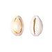Craftdady 9-12mm Natural Spiral Sea Shell About 120-150Pcs Tiny Cowrie Beach Seashells for Summer Ocean Jewelry Making Fish Tank Vase Filler Decor Hole: 1-2mm