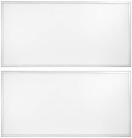 2-Pack - LED 2x4 Dimmable Flat Panel, 40W, 5000 Lumens, 4000K - DLC Premium