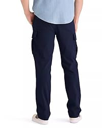 Dockers Men's Utility Cargo Pant Straight Fit, Navy