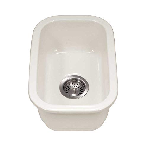 HOUZER PTB-1318 BQ Bar Sink, Biscuit