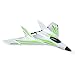 E-flite EFLU4250 UMX F-27 Evolution BNF Basic with AS3X and Safe, White With Green