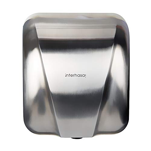 interhasa! Heavy Duty High Speed Automatic Commercial Hand Dryer - Stainless Steel,1800W