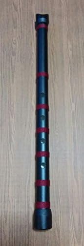PVC Shakuhachi Japanese Flute 1.2 in A (Black Pearl)