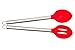Silicone Kitchen Utensil Set - 5 Piece Premium Stainless Steel Handles.