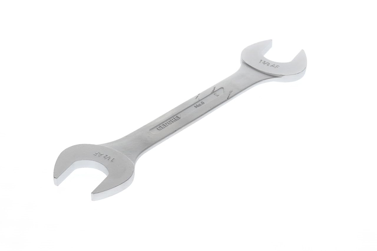GEDORE Double open-end spanner, SW 1.3/8"+1.1/2", Inch, Flat, Spanner, 328 mm long, 6 1.3/8x1.1/2AF