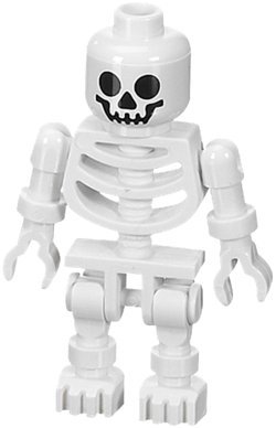 Lego SKELETON Minifigure from Monster Figthers Set ~ New LOOSE - White