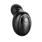 ZNT N1 Mini Bluetooth Earbud, In-Ear Smallest Wireless Earbud Small Car Bluetooth Headset with 2 Magnetic Chargers, 6 Hours Playtime (A Single Earbud)