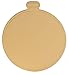 Juvale Mini Cake Boards, Gold Dessert Plates (3.5 in., 200 Pack)