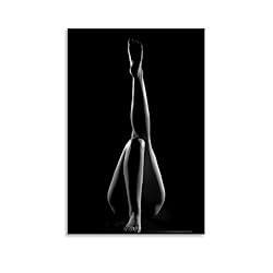 Sexy Nude Girl Wall Art Black White Nude Woman Sexy