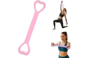 Figure 8 Resistance Bands Exercise Bands for Women, 2026 New Resistance Band with Handles for Working Out, Elastic Ropes for 