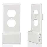 Wall Plate Cover，B-Land Easy Install Outlet Cover Plate with Dual High Speed USB Chargers (Duplex)