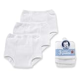Gerber Unisex Baby 6 Pack Training Pant, White, 18 Months