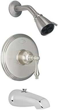 California Faucets TO-PB2-20-ML Builders Series Tub and Shower Set with Metal Lever Handle With Finish: Polished Chrome USINESS