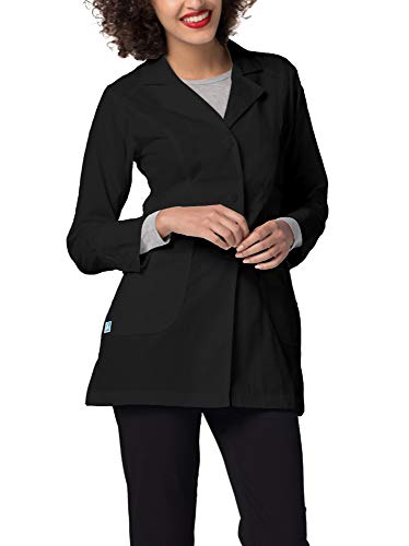 Adar Universal Lab Coats for Women - Perfection 32" Lab Coat - 811 - Black - L