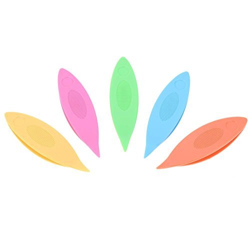 Whitelotous 5pcs Tatting Shuttle Weaving Tool DIY Handmade Craft Lace Making Art Accessories - Thumbnail 2