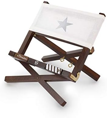 ThinkingGifts - Deck Foldable Chair Miniature - White Canva