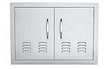 SUNSTONE C-DD30 30-Inch Double Door Flush Mount with Vents