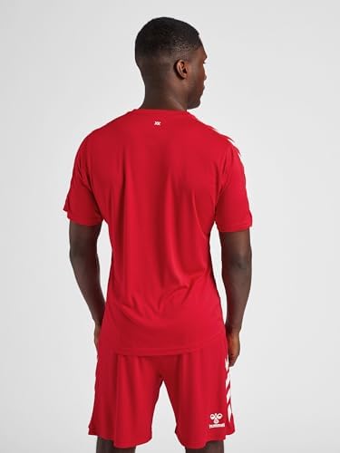 Herren Hmlcore Xk Poly Jersey S/S T Shirt, Rot, 3XL EU