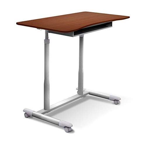 Rye Studio Ergo Sit - Stand Height Adjustable Standing Desk White Wood Finish, Steel Finish - Thumbnail 4