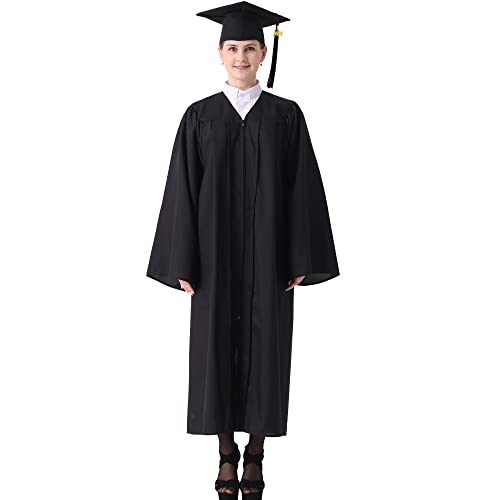 GraduatePro Matte Graduation Cap and Gown 2023 Set Bulk with Tassel for