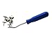 Anianiau Upholstery Staple Remover with Tack Puller Tool,Ergonomic Handle - Saves You Hours (Blue)