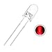 CHANZON 100 pcs 5mm Red LED Diode Lights (Clear Round Transparent DC 2V 20mA) Bright Lighting Bulb Lamps Electronics Components Indicator Light Emitting Diodes