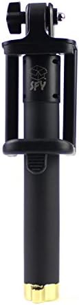 Selfie Stick, StuffForYou Extendable and Folding Selfie Stick with Wireless Technology allowing Remote Shutter Control on the Handle for iPhone 5, 6, 6+, most Android phones and More (Gold)