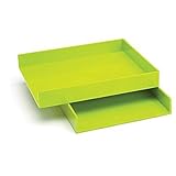 Poppin Letter Tray (Lime Green)