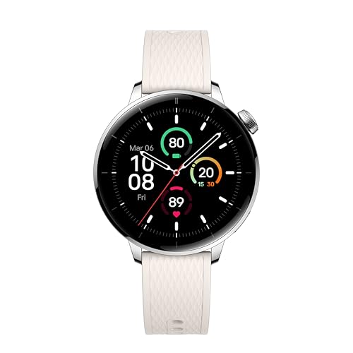OnePlus Watch 3 43 mm Acero plateado, Pantalla redonda de 1,32 pulgadas, Acero plateado, WearOS, Almacenamiento de 32 GB, Seguimiento del sueño, Batería de 345 mAh, Bluetooth, Iones de litio, Multi-GNSS