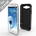 Acase ACS-01PCSLSGS3BK-AS Superleggera PRO Dual Layer Hybrid Case for Samsung Galaxy S3 / S III - 1 Pack - Retail Packaging - Black