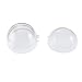 Super Z Outlet Clear Plastic Acrylic Bath Bomb Mold Shells Molding Balls Kit (120mm, 12 Pack)