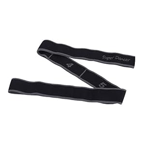Dioche Yoga Resistance Band, Sports Gym Latin Dance Elastic Stretching Belt Fitness Exercise Pulling Strap