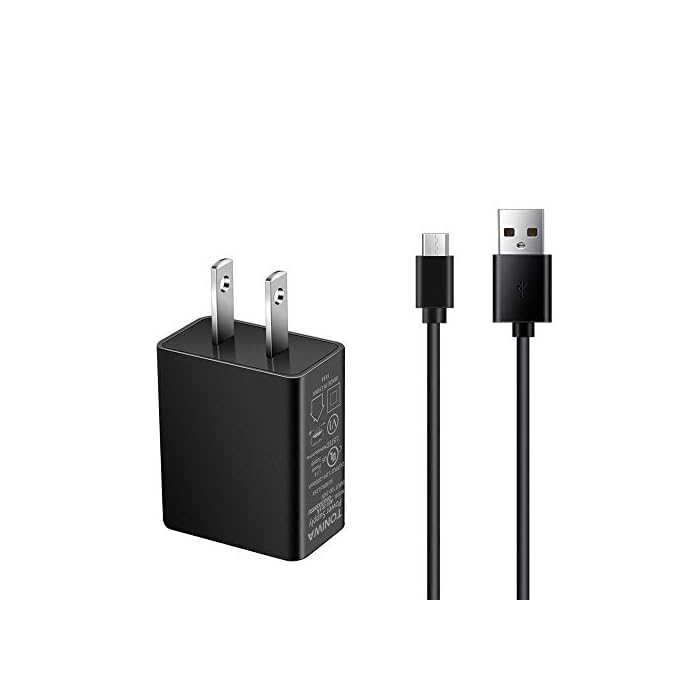 Kindle Fire Fast Charger, AC Adapter Rapid Charger with 5Ft MicroUSB
