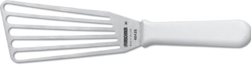 Victorinox 3-Inch by 6-Inch Chef's Slotted Fish Turner Head, White Poly Handle