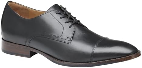 johnston & murphy melton classic dress cap toe oxford Johnston & Murphy Men's Melton Cap Toe Oxford - Black