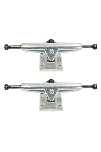 UPC 818056012805, Quest Boards 5.25&quot; Matte Silver Double Barrel Skateboard Trucks