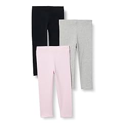 Amazon Essentials Toddler Girls' Leggings, Pack of