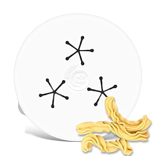 MY Pasta – Frigitelli – Pasta Machine Matrix | Advance Pasta Disc Matrix for Homemade Noodles Compatible with Philips Pasta Machine Series 7000 | Corrugated Fusilli