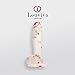 Louviva Confetti Dildo Realistic Clear Silicone Suction Cup Women Sex Toy, 7.6 Inch, Sex Toy for Adults
