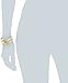 Amazon Collection Gold-Tone Crystal Bee Cuff Bracelet