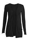 Ladies Women Boyfriend Open Cardigan with Pockets Long Sleeve All Sizes