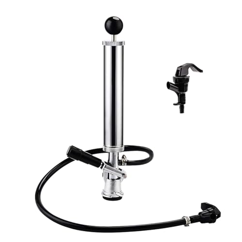 FERRODAY 8" Keg Tap Keg Party Pump, US D-System Beer Taps Hand