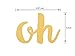 Lillypet Baby Shower Banner, Oh Baby Balloons Oh Baby Cake Topper for Neutral Baby Shower Party Decorations, Gender Reveal Party Supplies