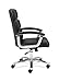 basyx by HON Executive Task Chair - Mid Back Leather Computer Chair for Office Desk, Black (VL103)