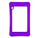 Transwon Silicone Case Compatible with RCA RCT66723W2 7 Inch, SmarTab ST7150, Yuntab T7, Haehne 7 Inches Tablet PC, DigiLand DL7006, Digiland DL721-RB / DL718M / Dl701q, iView SupraPad i700 - Purple