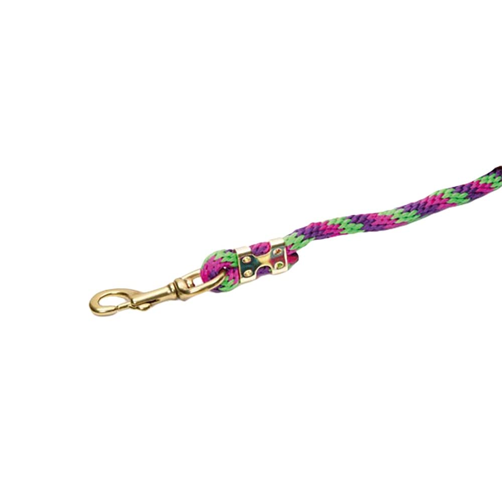 Shires Topaz 1.8m Lead Rope: Purple/Lime/Pink