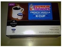 K-cups French Vanilla 14 count coffee by Dunkn Donuts
